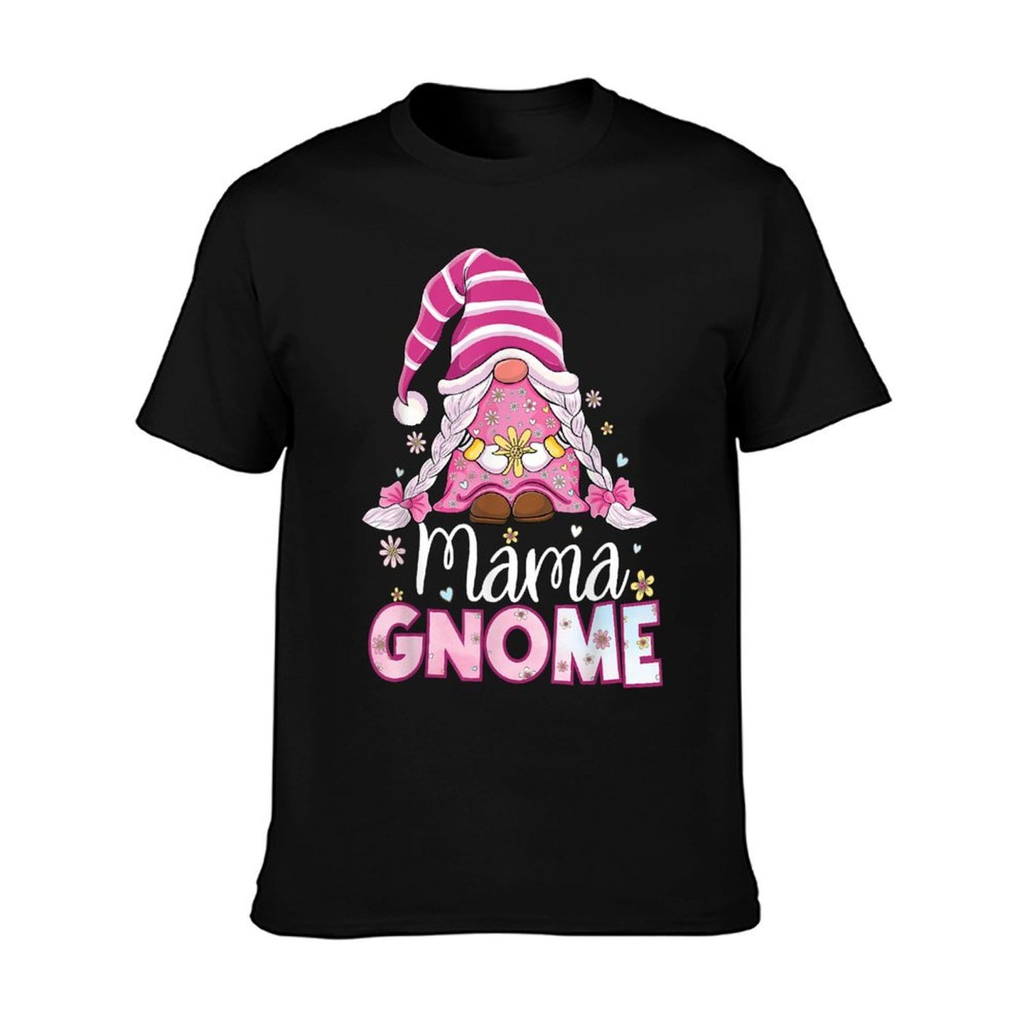 Flower For Mom Gnomies Cute Gnome Mom Happy Mother&#39;s Day T-Shirt