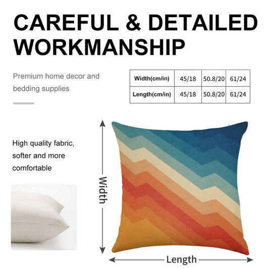 Barricade Linen Throw Pillow Cover