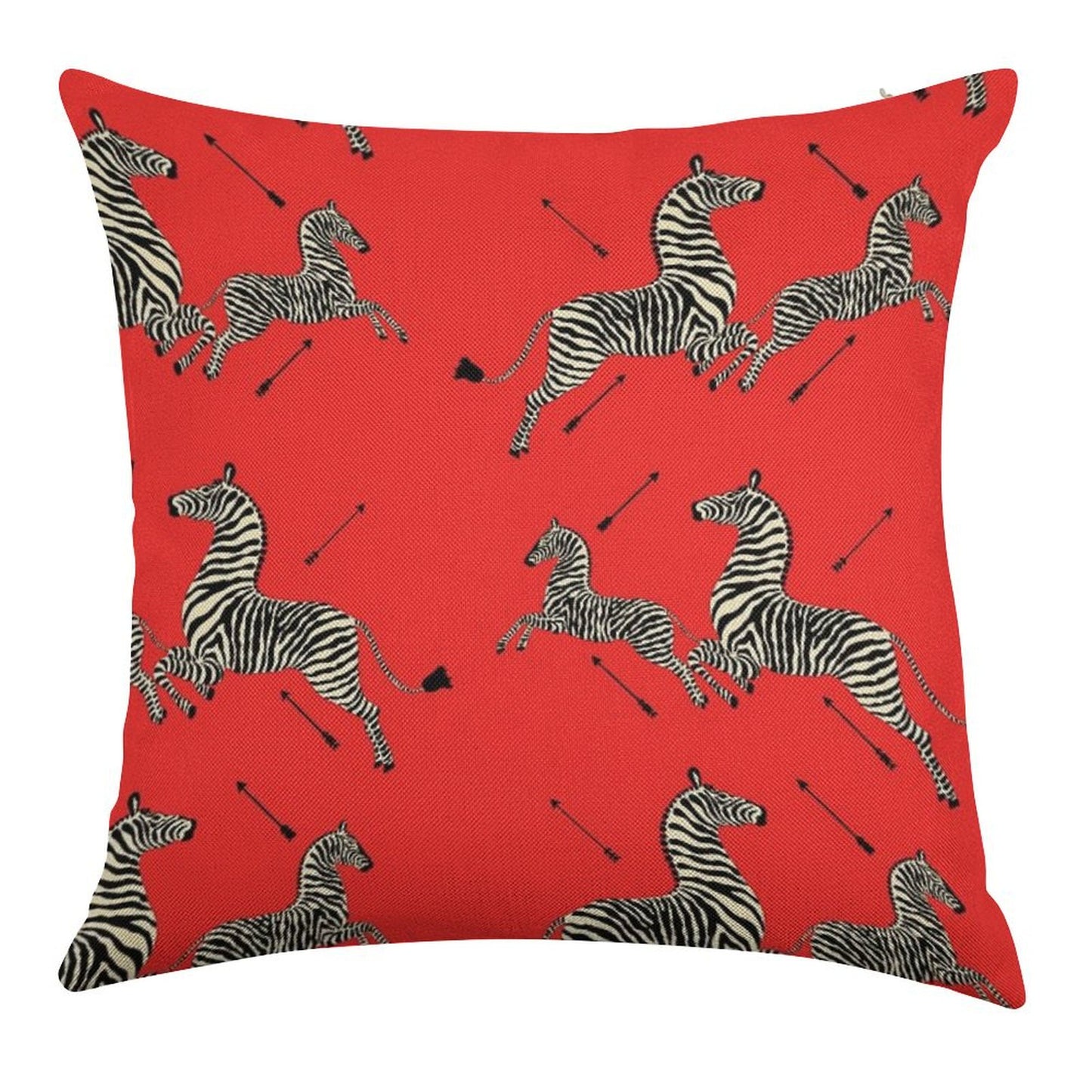 The Tenenbaums Zebra! Linen Throw Pillow Cover