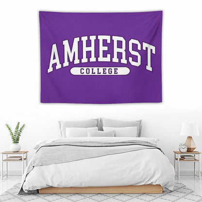 Amherst - College Font Curved Tapestry