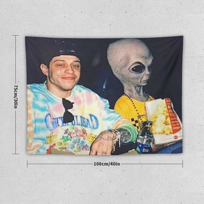 Pete Davidson Alien Tapestry Tapestry