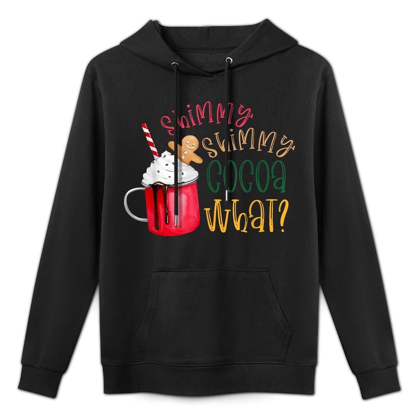 Shimmy Shimmy Cocoa What Funny Christmas Medium-Weight Fabric Hoodie