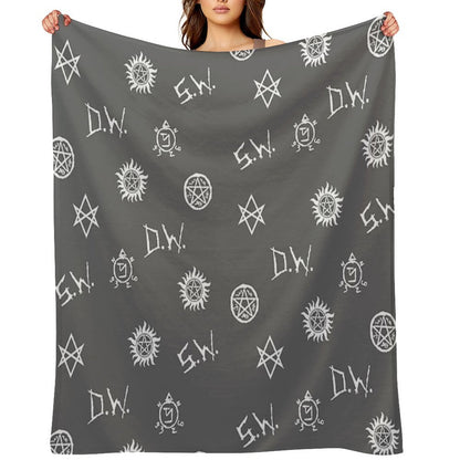 Supernatural Symbols Throw Blanket