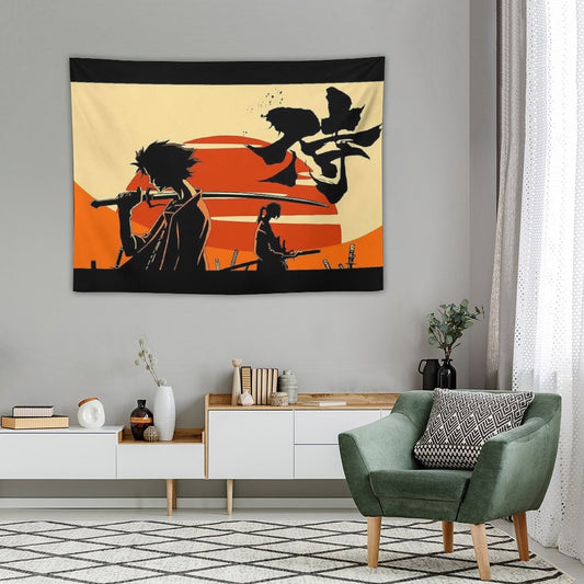 Sunset Samurai Tapestry
