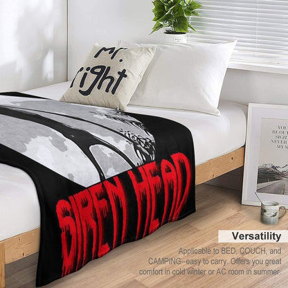 Siren Head Throw Blanket