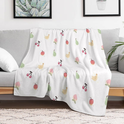Cute Fruits Throw Blanket