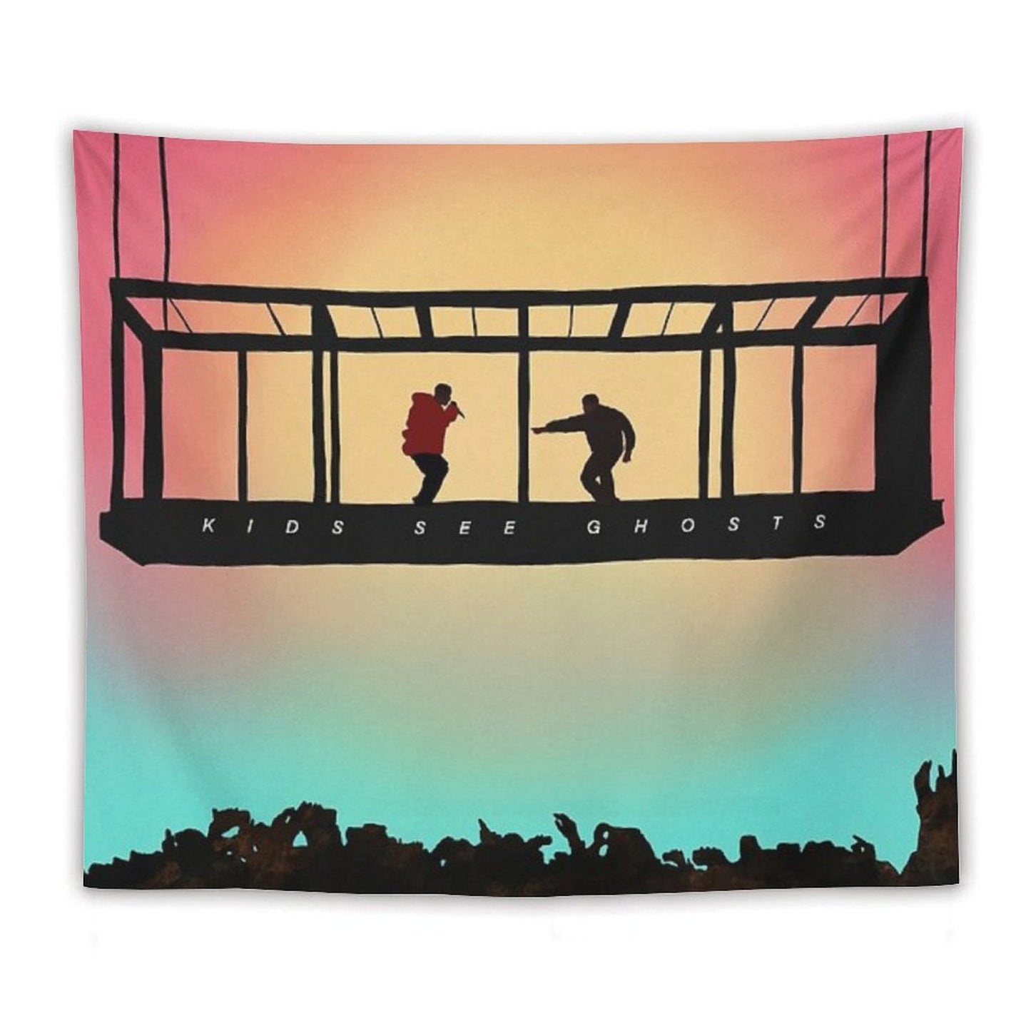 Kids See Ghosts Tapestry