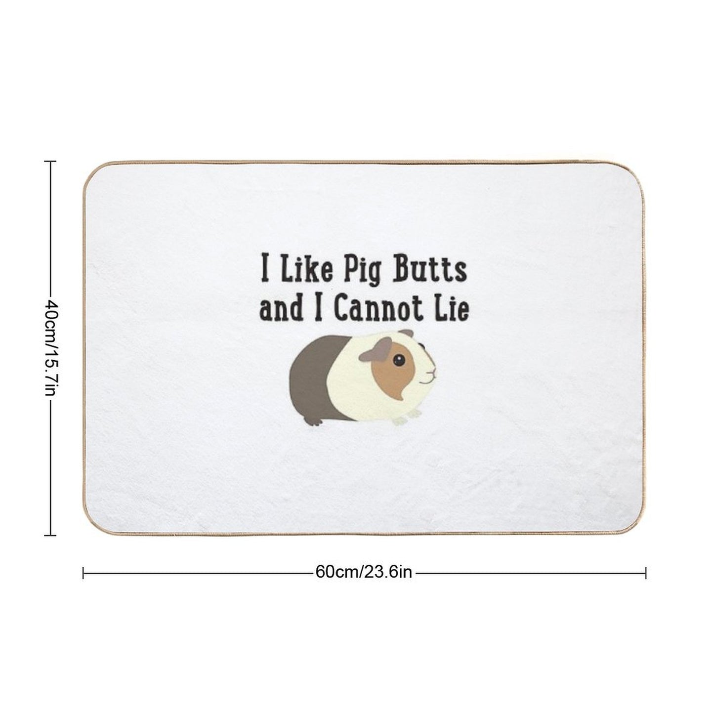 Guinea Pig Butts Bath Mat