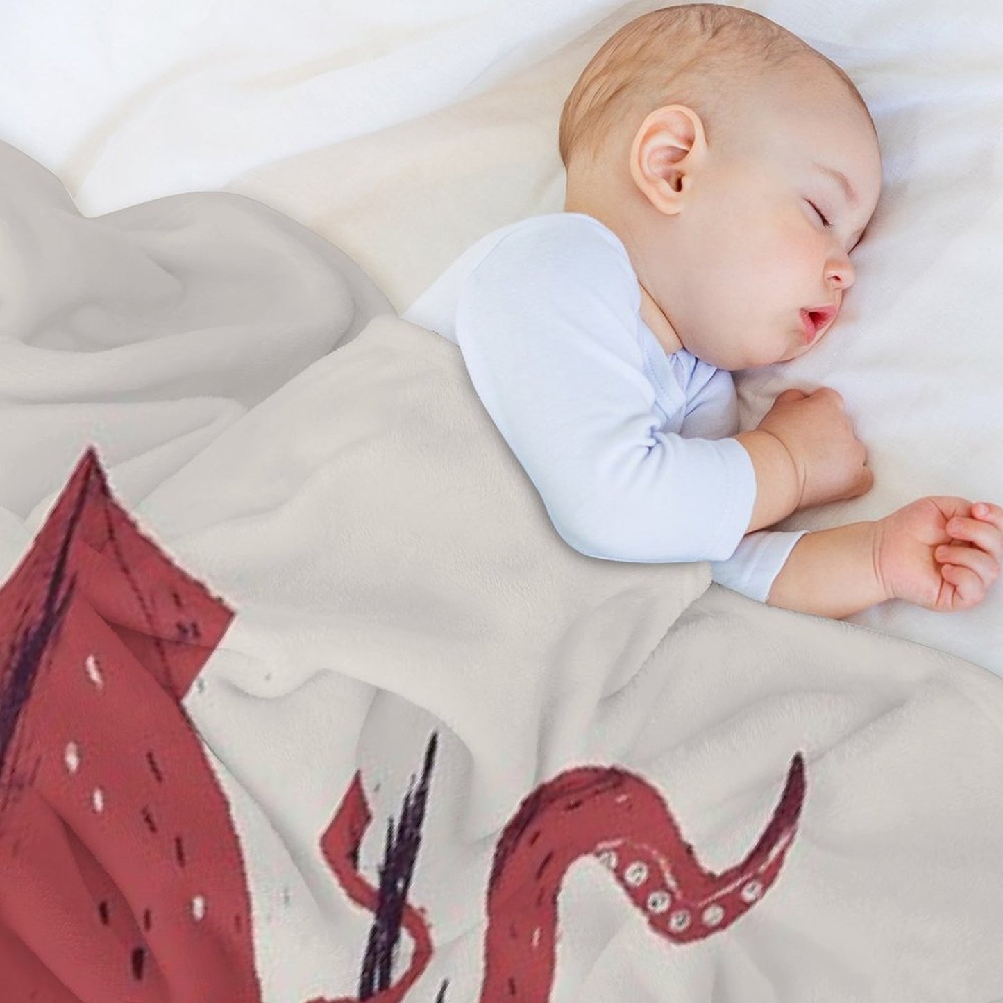 Squid Goals Throw Blanket
