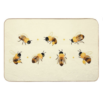 Honey Bees Bath Mat