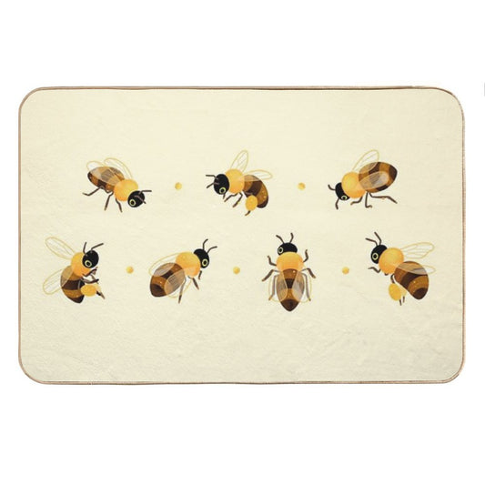 Honey Bees Bath Mat