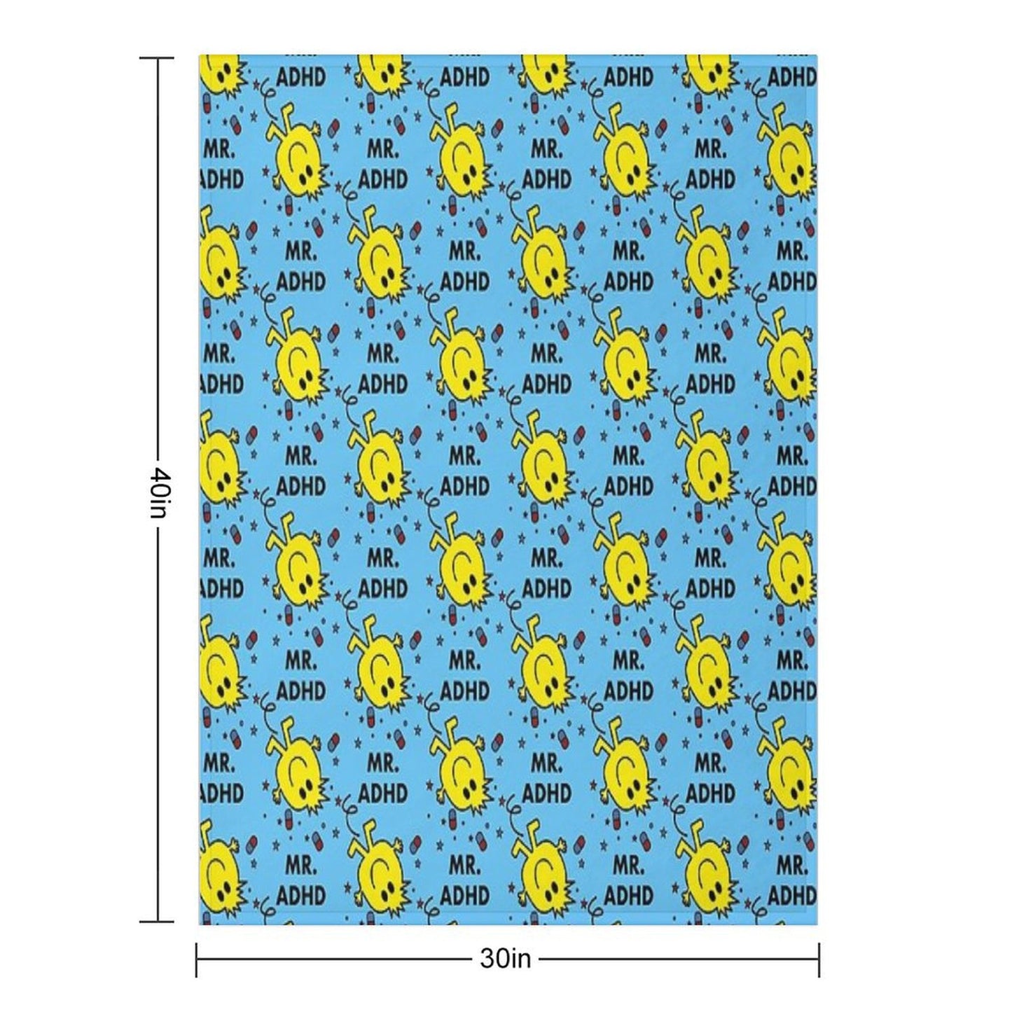 MR ADHD Throw Blanket
