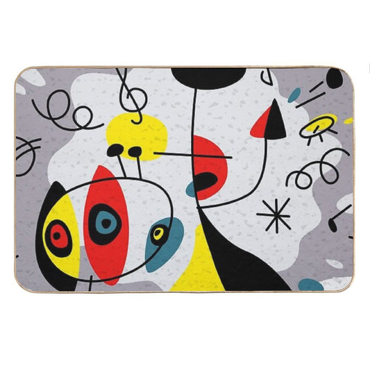 Music Inspired by Joan Miro Bath Mat
