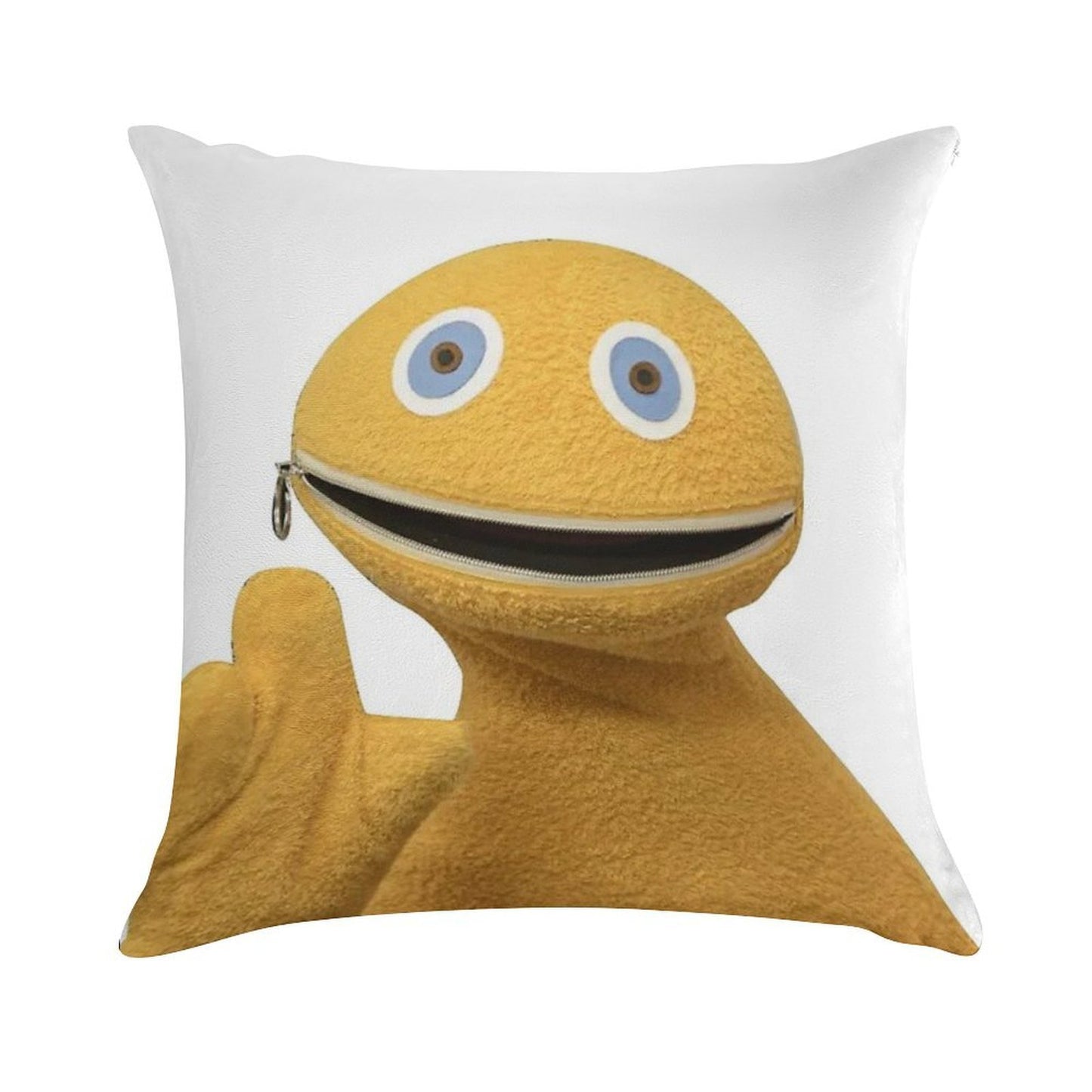 Rainbow Zippy Big Mouth - Zippy from Rainbow - Classic UK - Zippy T-shirt - Zippy T Shirt - Zippy The Legend Soft Easy Maintenance Throw Pillow