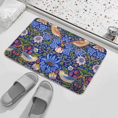 William Morris The Strawberry Thief 1.  Eco-Friendly Bath Mat