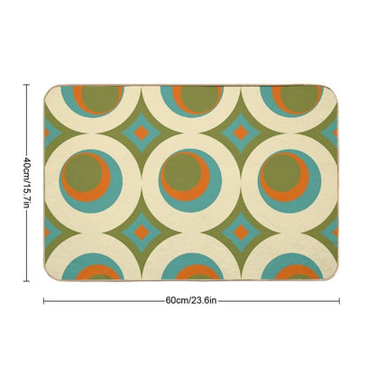 Mid-Century Modern Funk 2 Bath Mat