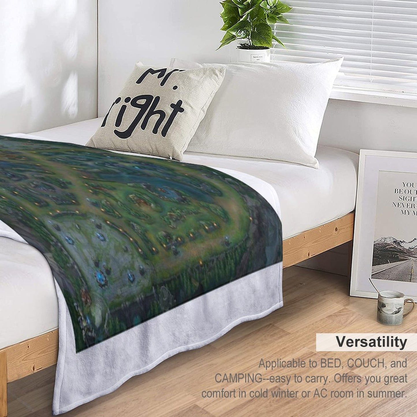 Summoners Rift Throw Blanket