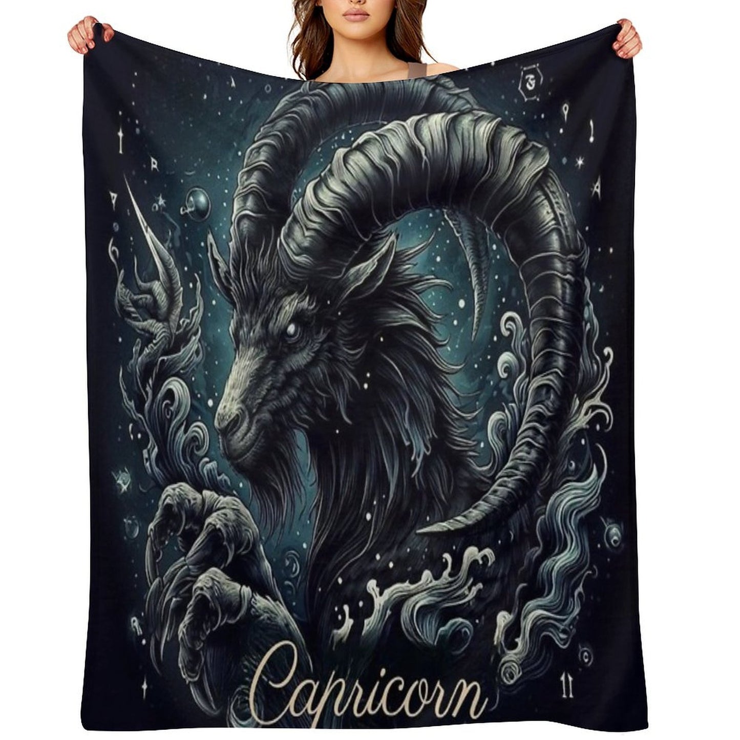 Capricorn Throw Blanket