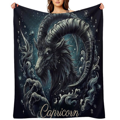 Capricorn Throw Blanket