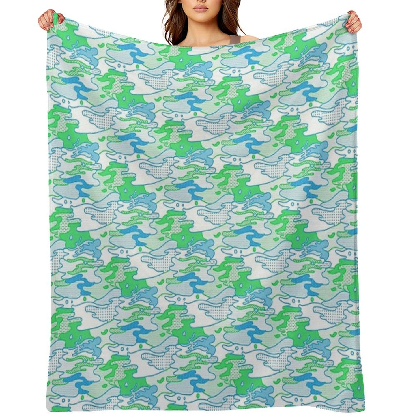POP ART POOL Throw Blanket