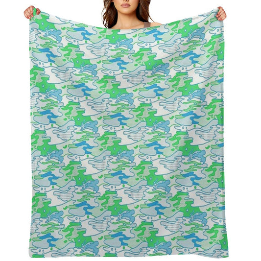 POP ART POOL Throw Blanket