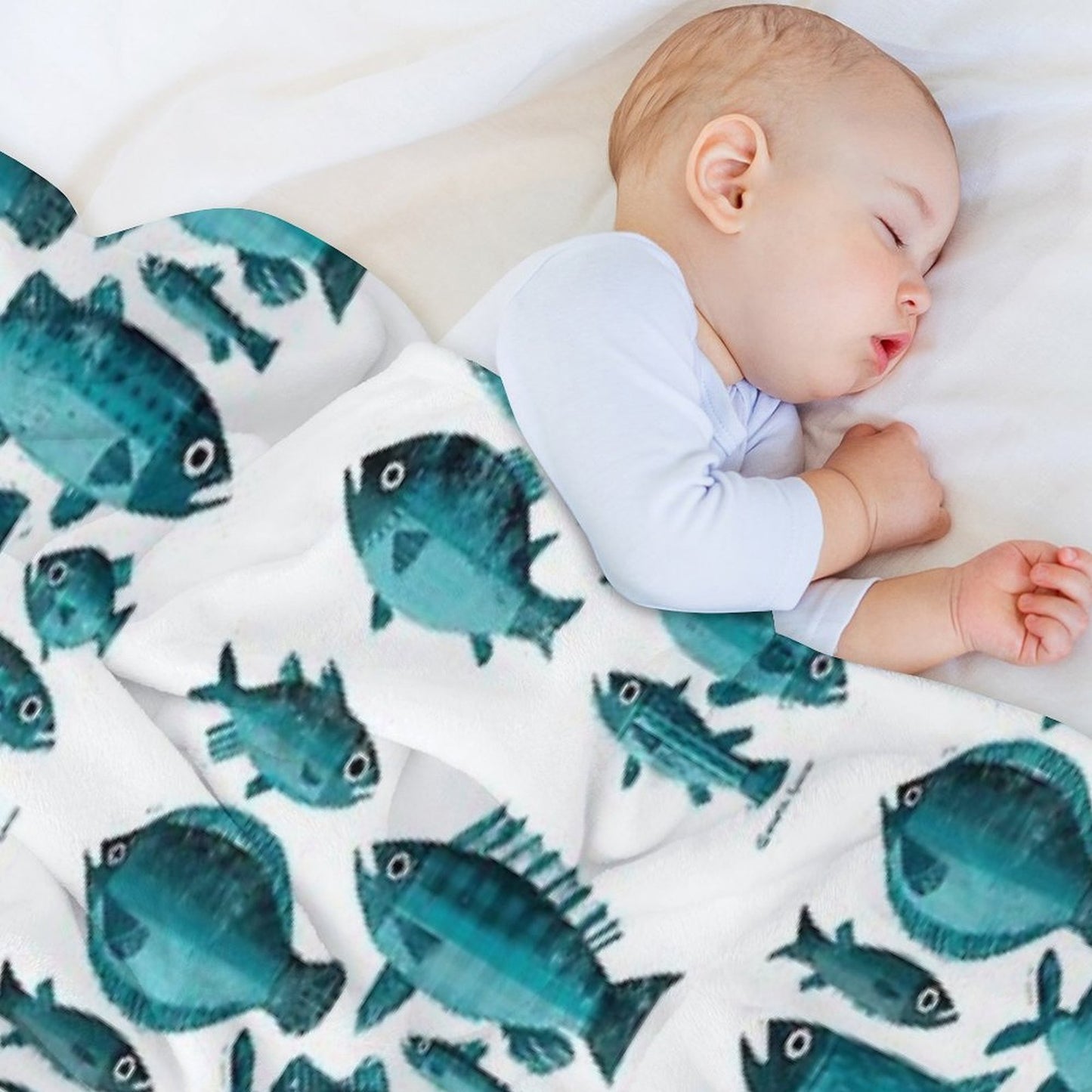 Ten Fish Throw Blanket