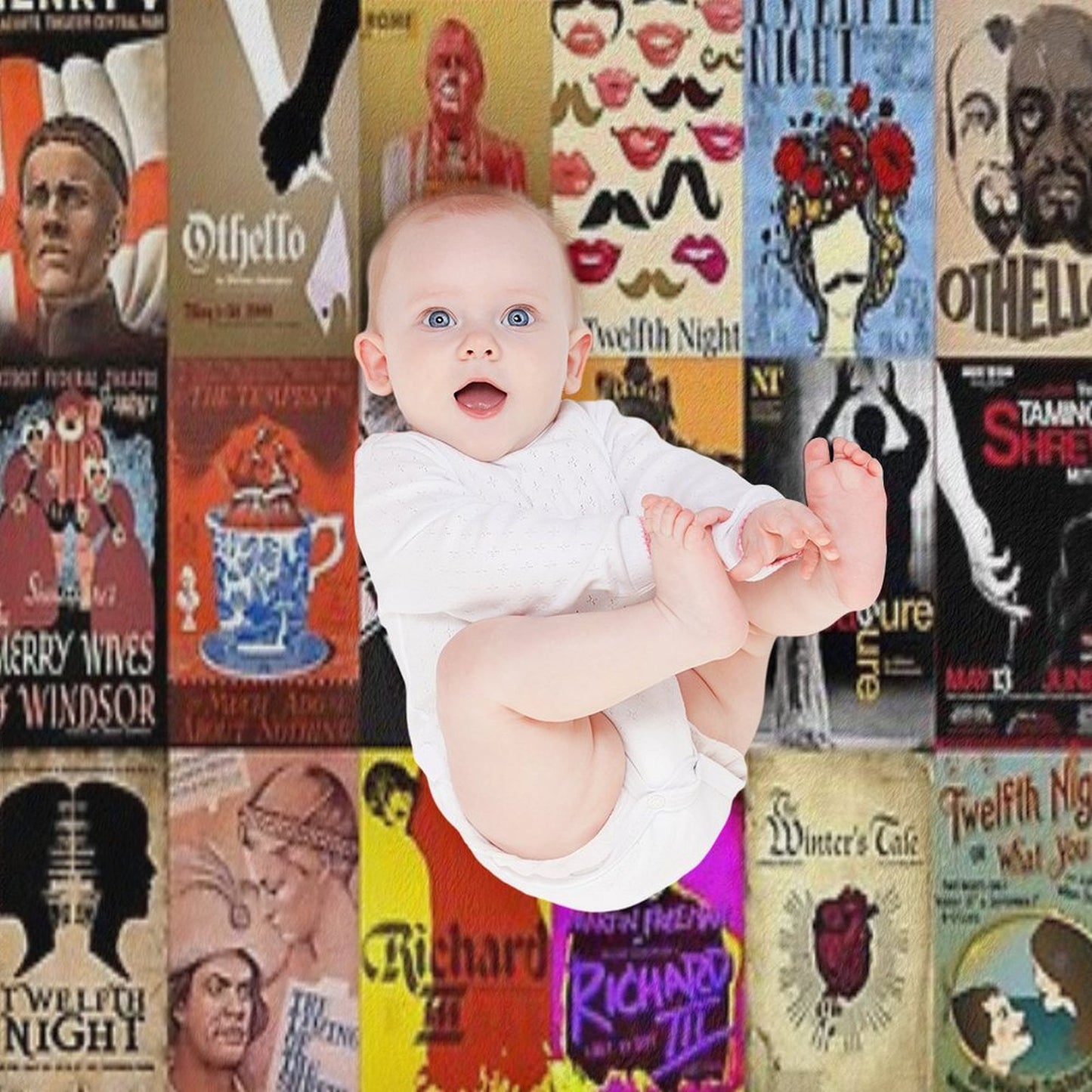 Shakespeare Plays Throw Blanket