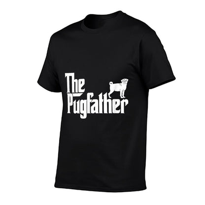Funny Pug Owner Shirt The Pugfather Pug Father Gift T-Shirt