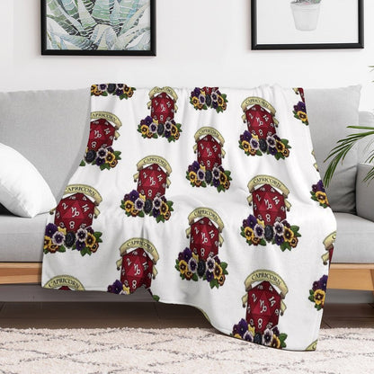 Dice Capricorn Throw Blanket