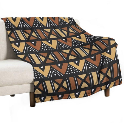 Mud Cloth Mali Throw Blanket