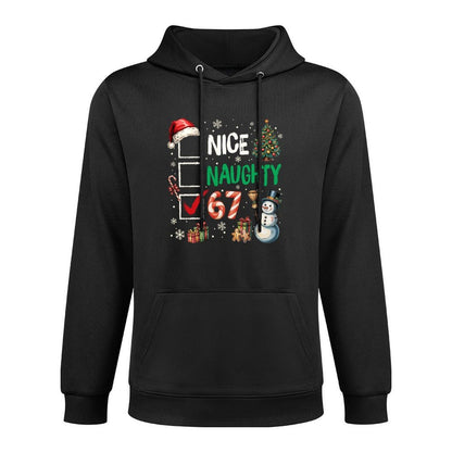 67 Nice Naughty 67 Funny Christmas Boys Girls Kids Men All-Day Comfort Hoodie