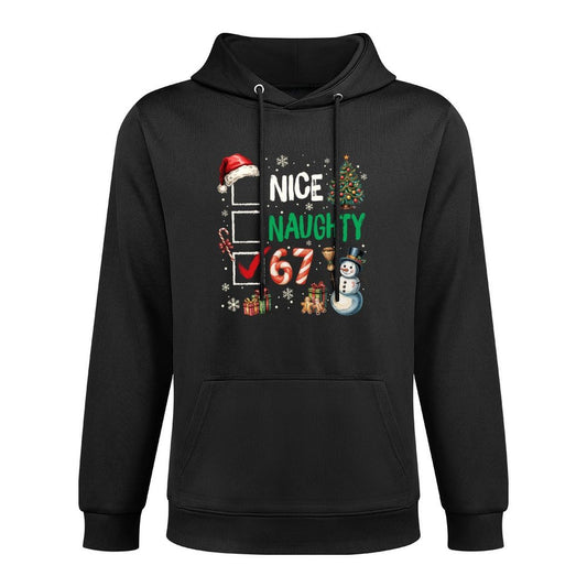 67 Nice Naughty 67 Funny Christmas Boys Girls Kids Men All-Day Comfort Hoodie