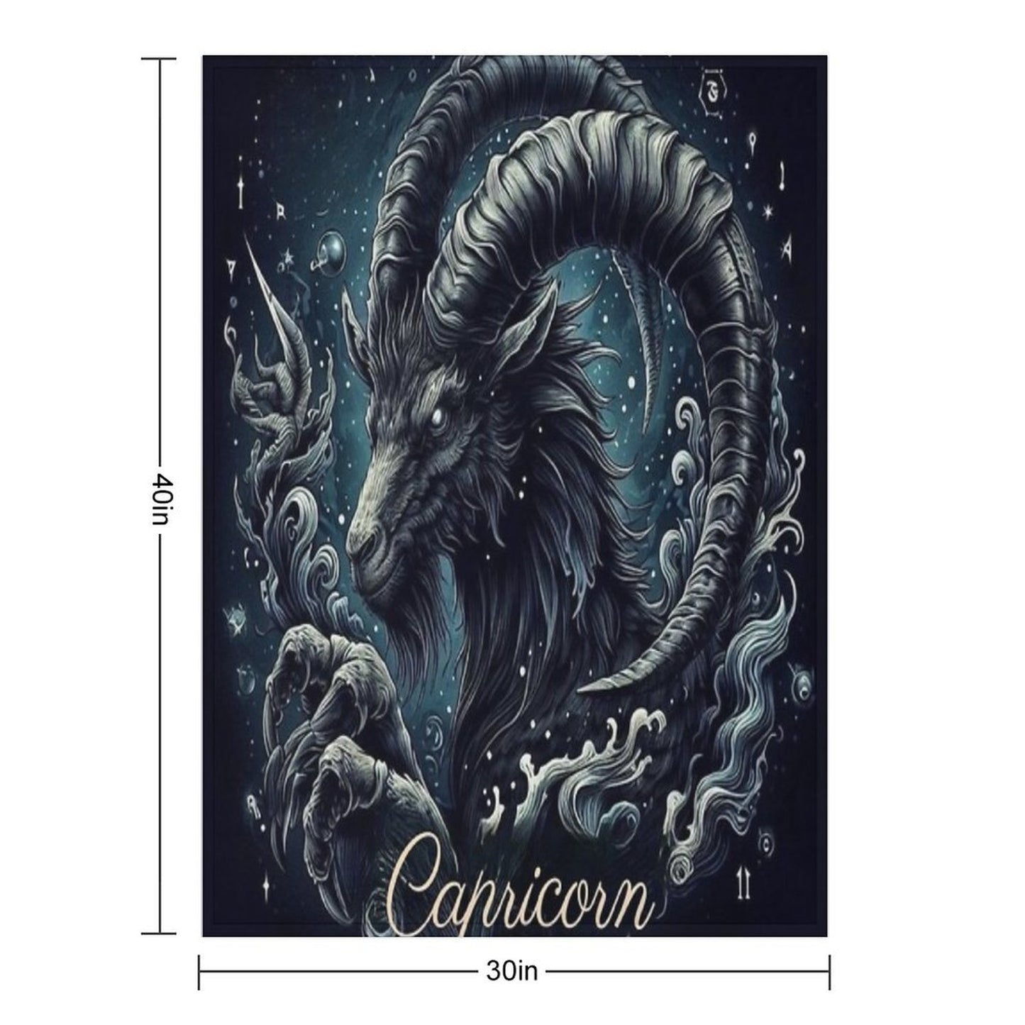 Capricorn Throw Blanket