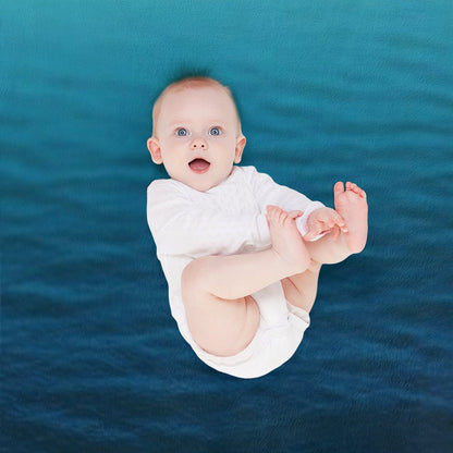 Deep Blue Throw Blanket