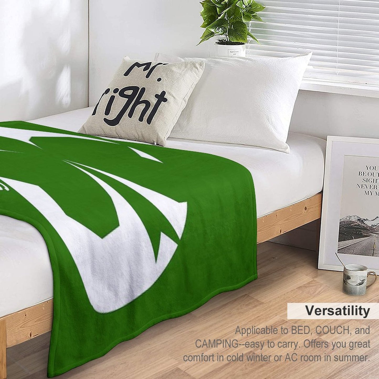 Rugby Ireland Throw Blanket