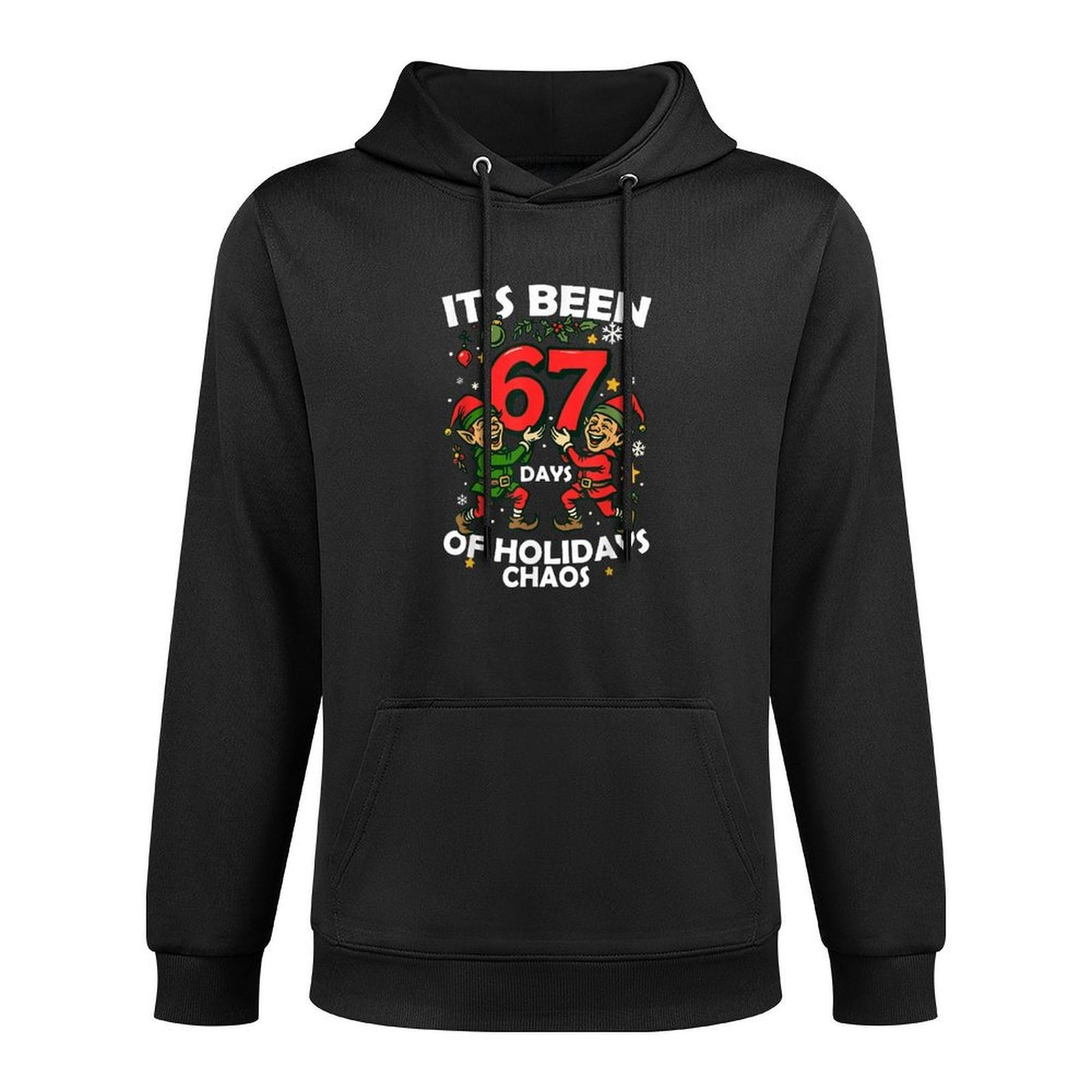 Its Been 6 7 Meme of Holidays Chaos Funny 67 Meme Christmas Colorfast Hoodie