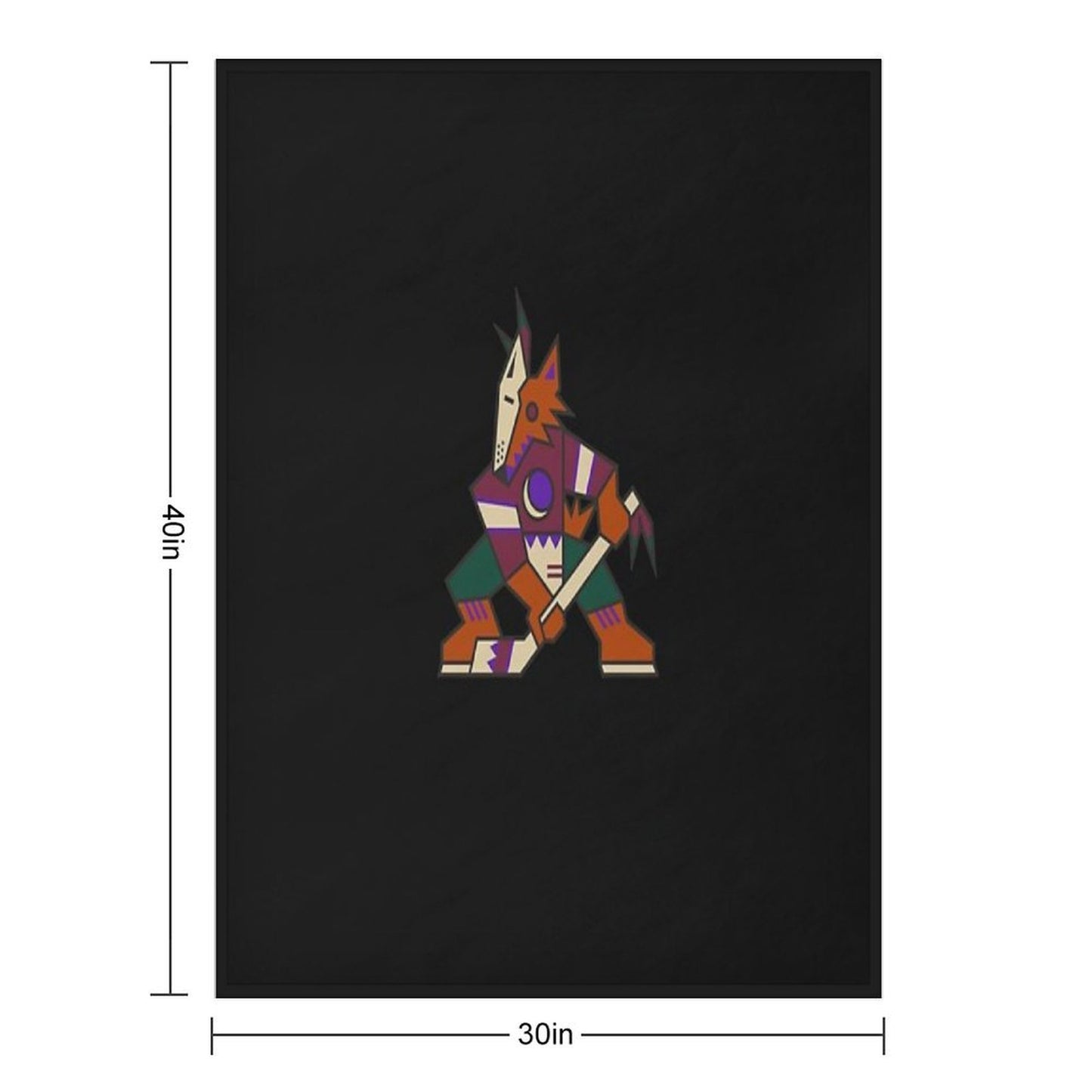 Coyotes-arizona Essential T-Shirt Throw Blanket