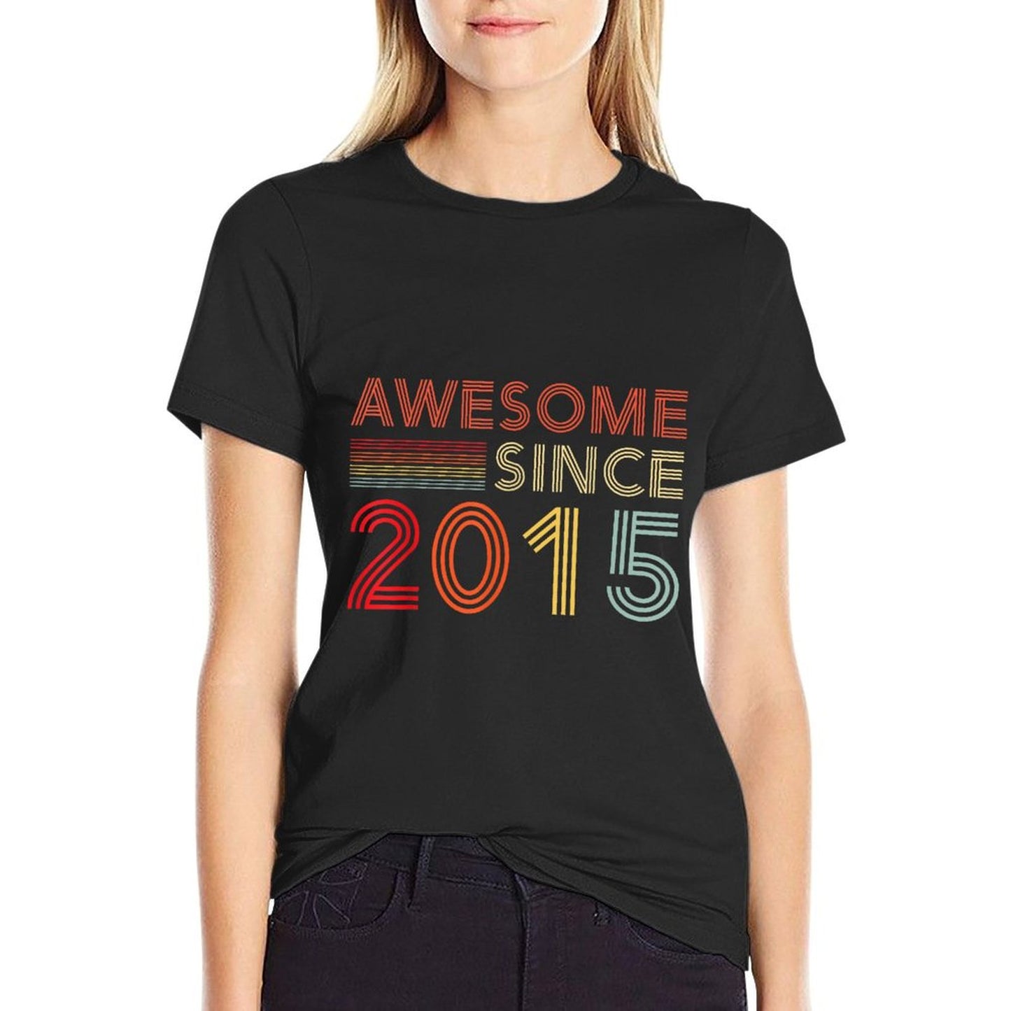 Nine 10yr BDay Son Boy Funny 2015 10th 10 Year Old Birthday T-Shirt