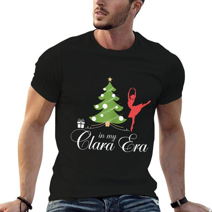 In My Clara Era Nutcracker Holiday Christmas Xmas Pajama  Trendy Pattern T-Shirt
