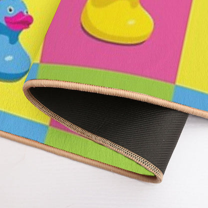 Rubber Duckies Pop Art Bath Mat
