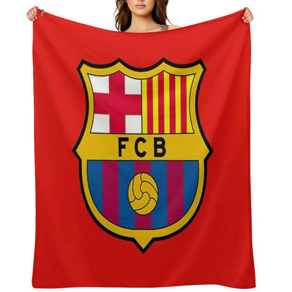 FC Barcelona-Logo Throw Blanket