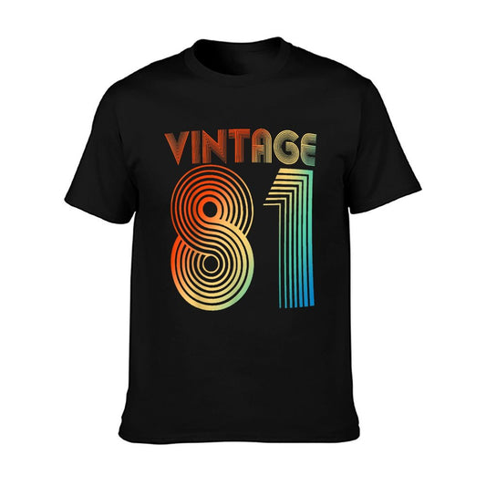 Vintage 1981 40th Birthday Gift Men Women 40 Years Old  Lightweight T-Shirt