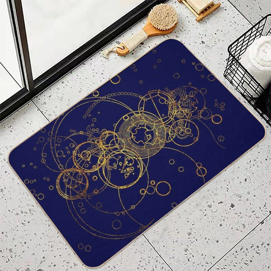 Time Lord Writing -  Transparent Bath Mat