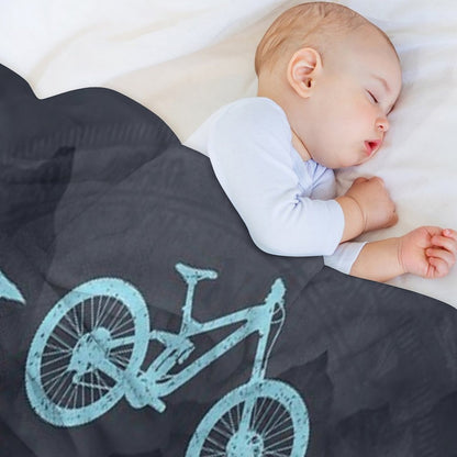 Downhill MTB Throw Blanket