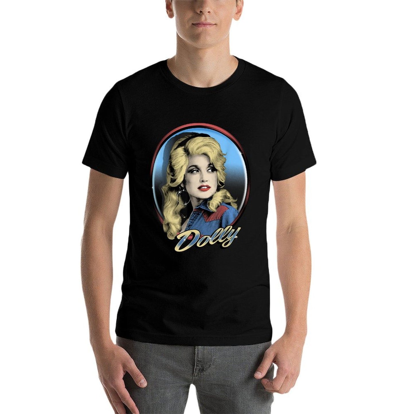 Dolly Parton Western  Tagless Design T-Shirt