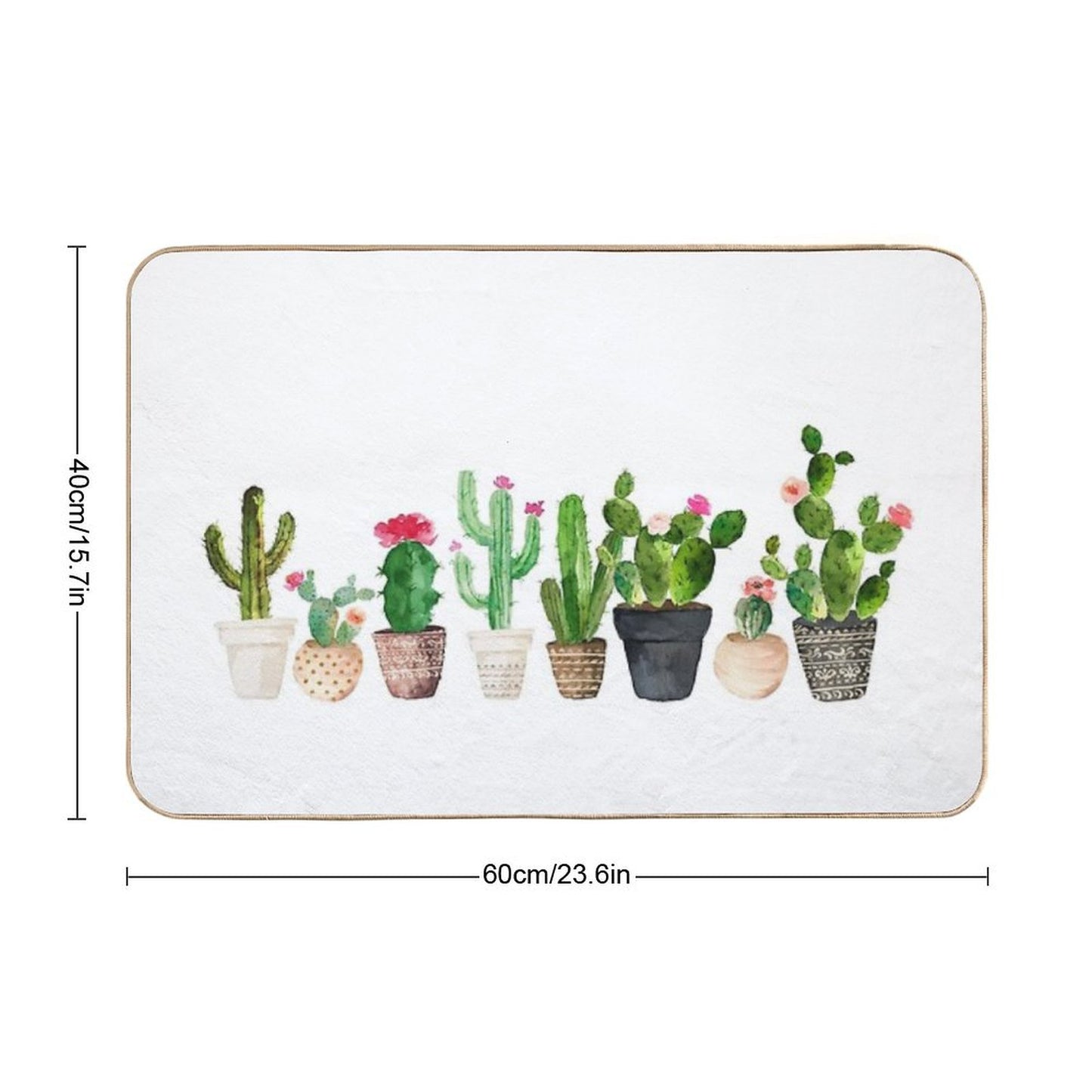 Cactus Bath Mat