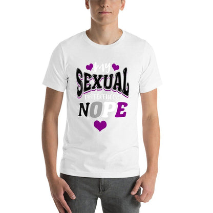 My Sexual Preference Is Nope Asexual Pride  Eco-friendly Material T-Shirt