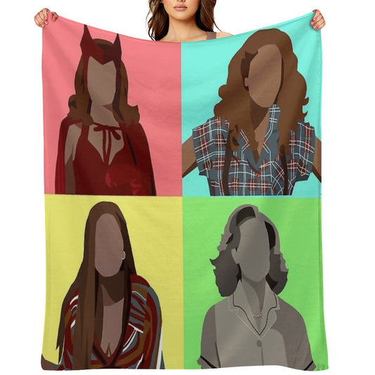 Four Realities Throw Blanket