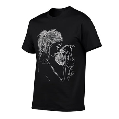 English Bulldog Mom Dog Art Mother&#39;s Day T-Shirt