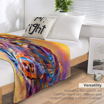 Kelpie Throw Blanket